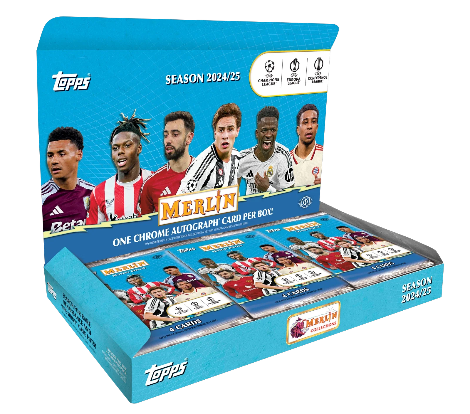 2025-26 Topps Chrome Logofractor Premier League Hobby Box