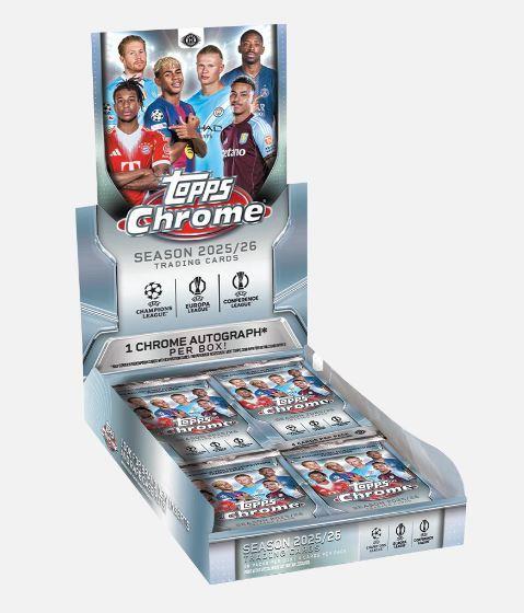 Display Topps Chrome UEFA 2025/26